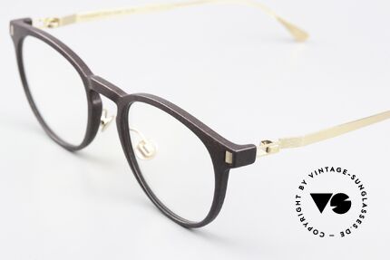 Mykita Mylon Bilimbi The Asian Version From 2017, color code 307: Ebony Brown/ Champagne Gold, Made for Women