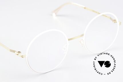 Mykita Vilde Round Frame Champagne, flexible frame can be glazed as desired (optical / sun), Made for Women