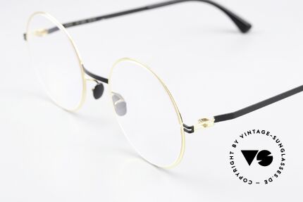 Mykita Vilde Ladies Round Specs Gold Black, well-known top quality (handmade in Germany, Berlin), Made for Women