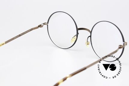 Mykita Vilde Round Frame Shiny Copper, flexible frame can be glazed as desired (optical / sun), Made for Women