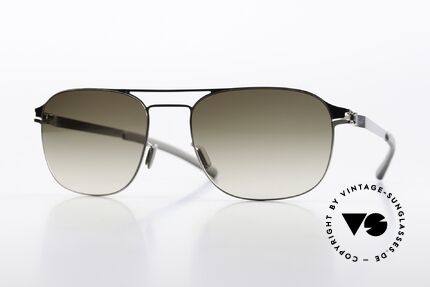 Mykita Paco Men's Sunglasses Shiny Silver Details