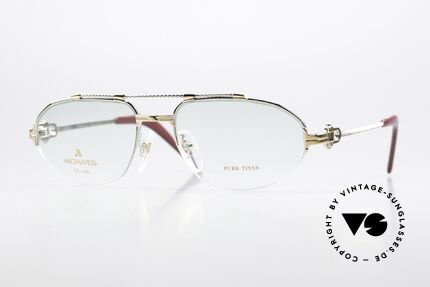 Machiavelli 24-40 80's Frame Gold & Platinum Details