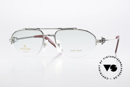 Machiavelli 24-70 80's Frame Platinum Plated Details