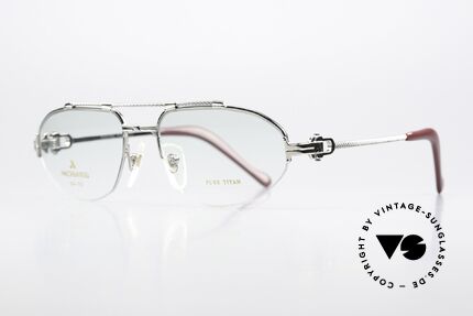 Machiavelli 24-70 80's Frame Platinum Plated, a really eccentric and opulent frame from the 80's, Made for Men