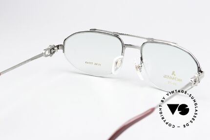 Machiavelli 24-70 80's Frame Platinum Plated, unworn 80's single item with orig. Machiavelli case, Made for Men