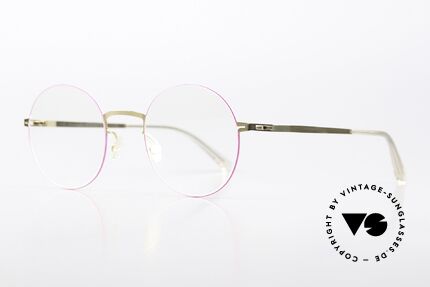 Mykita Kayo Frame Gold / Neon Pink, color code 347 Gold/Neon Pink; rather a ladies model, Made for Women