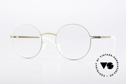 Mykita Pernilla Frame Gold / Aqua Green Details