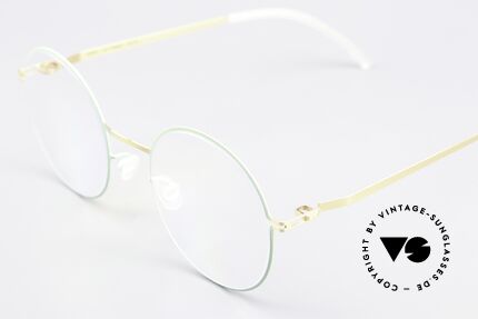 Mykita Pernilla Frame Gold / Aqua Green, well-known top quality (handmade in Germany, Berlin), Made for Women