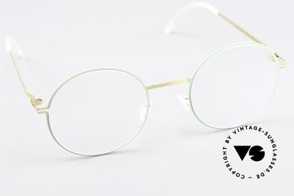 Mykita Pernilla Frame Gold / Aqua Green, unworn model comes with an original case by MYKITA, Made for Women